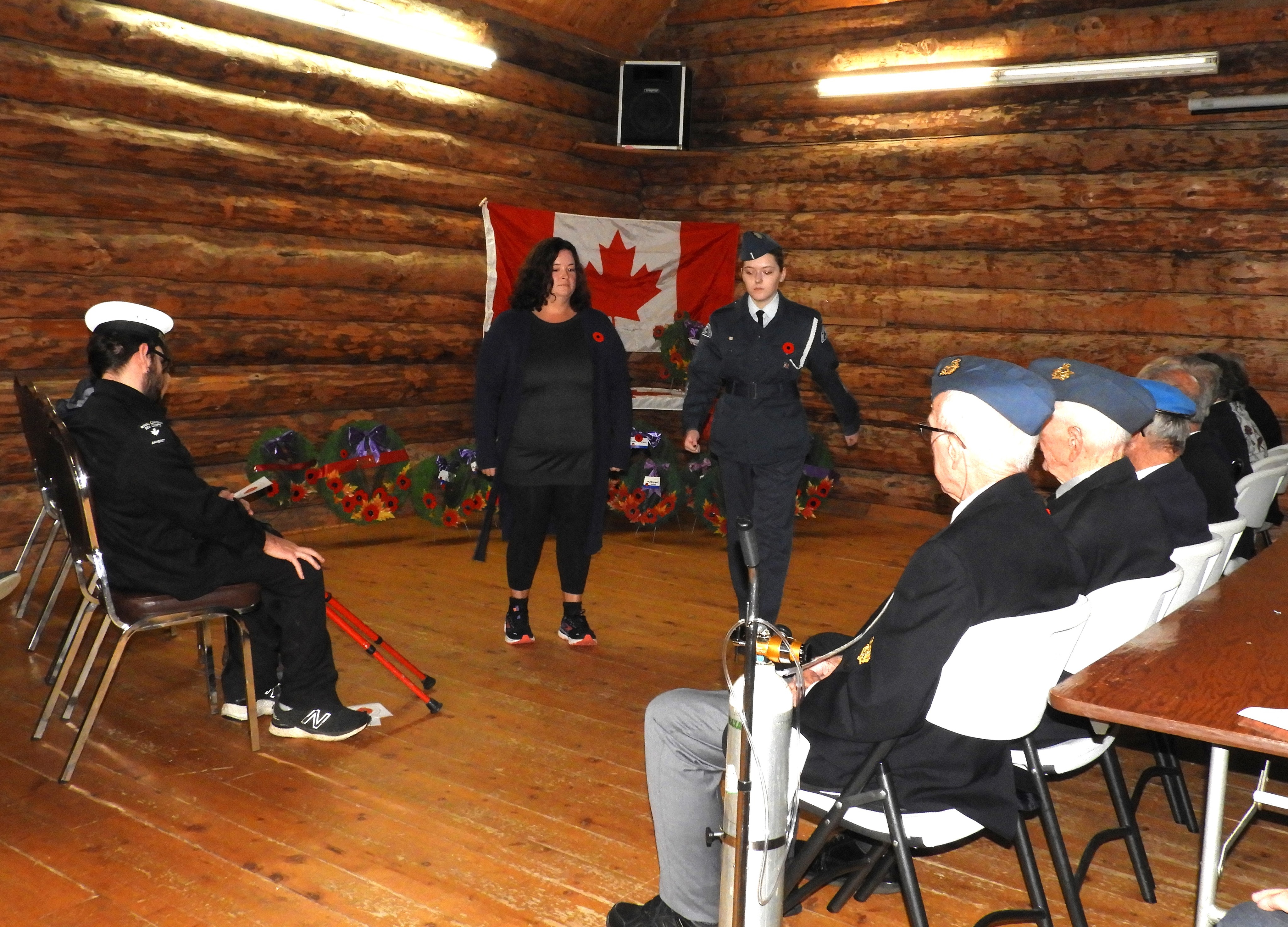 More than 25 wreaths were laid during the Remembrance ceremony in Advocate Harbour on Sunday, Nov. 5 with Municipality of Cumberland Mayor Murray Scott, municipal councillor Carrie Goodwin and MP Stephen Ellis among those to lay wreaths in honour of veterans in the community. 