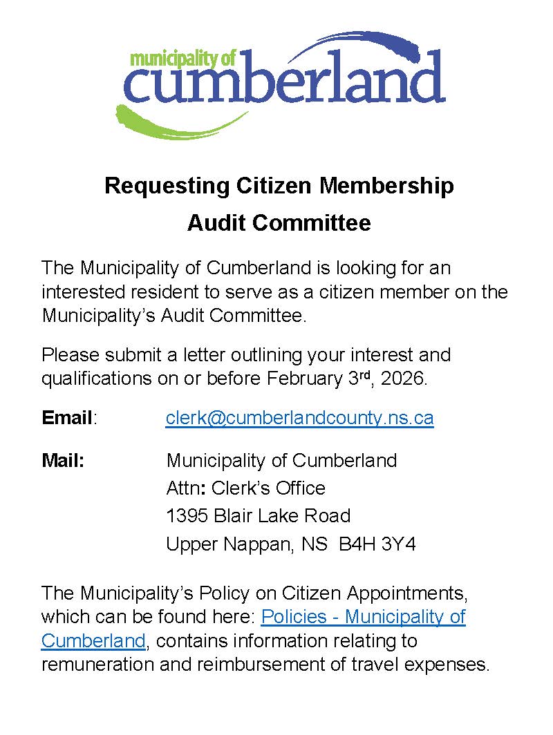 Audit Committee Citizen Rep Ad Jan 2026