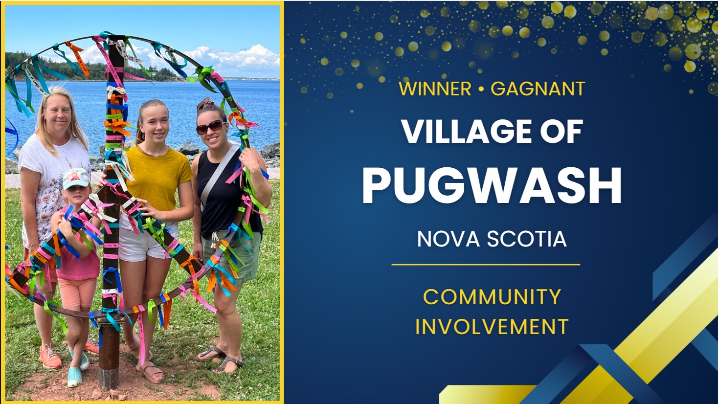 Pugwash NS   Community Involvement Award