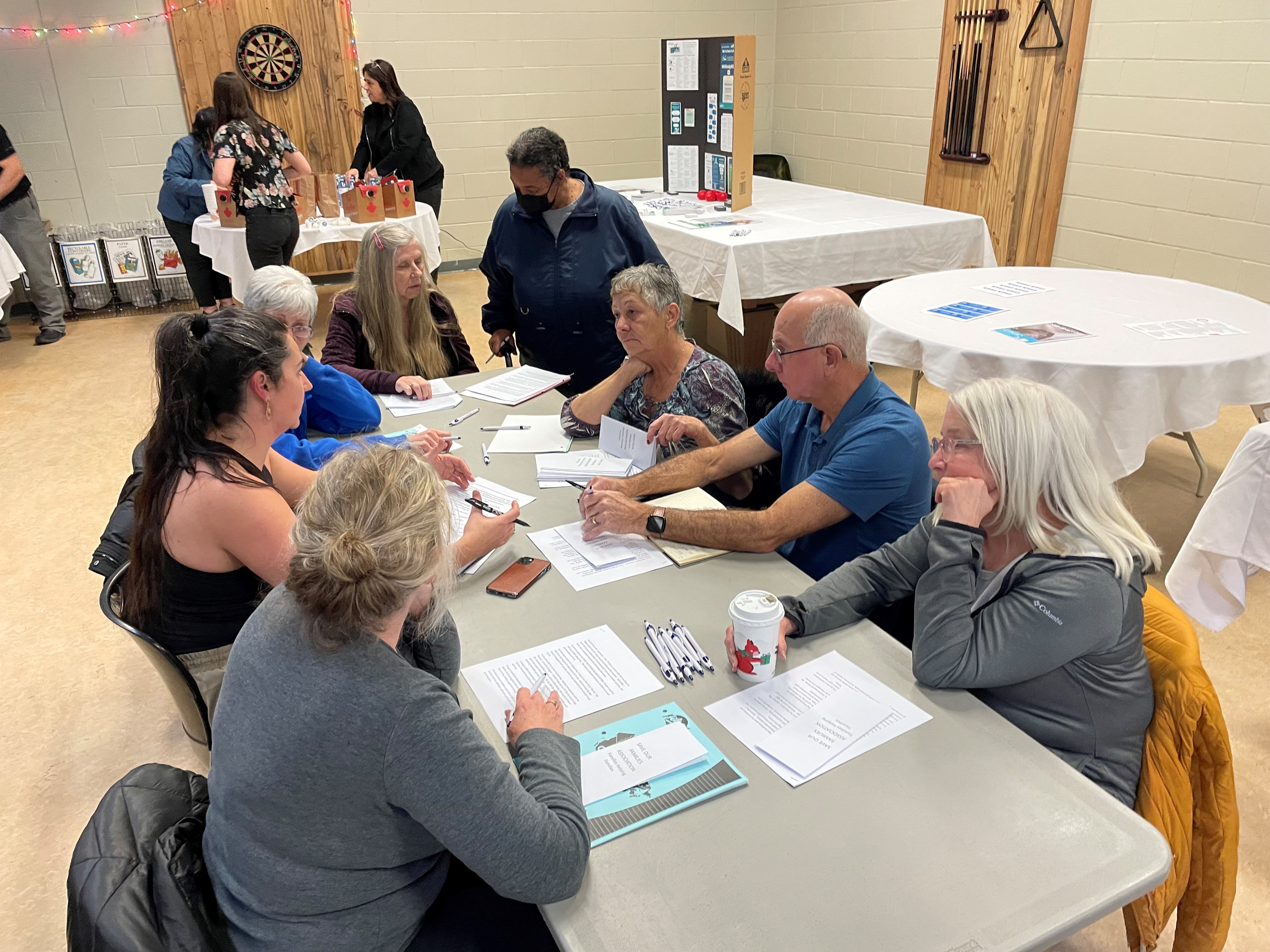 Nova Scotia Health hosted an information session at the Dr. Carson & Marion Murray Community Centre in Springhill on Wednesday, Dec. 13, 2023, to help the community in response to a pair of overdose deaths in the community last week. Darrell Cole – Municipality of Cumberland photo