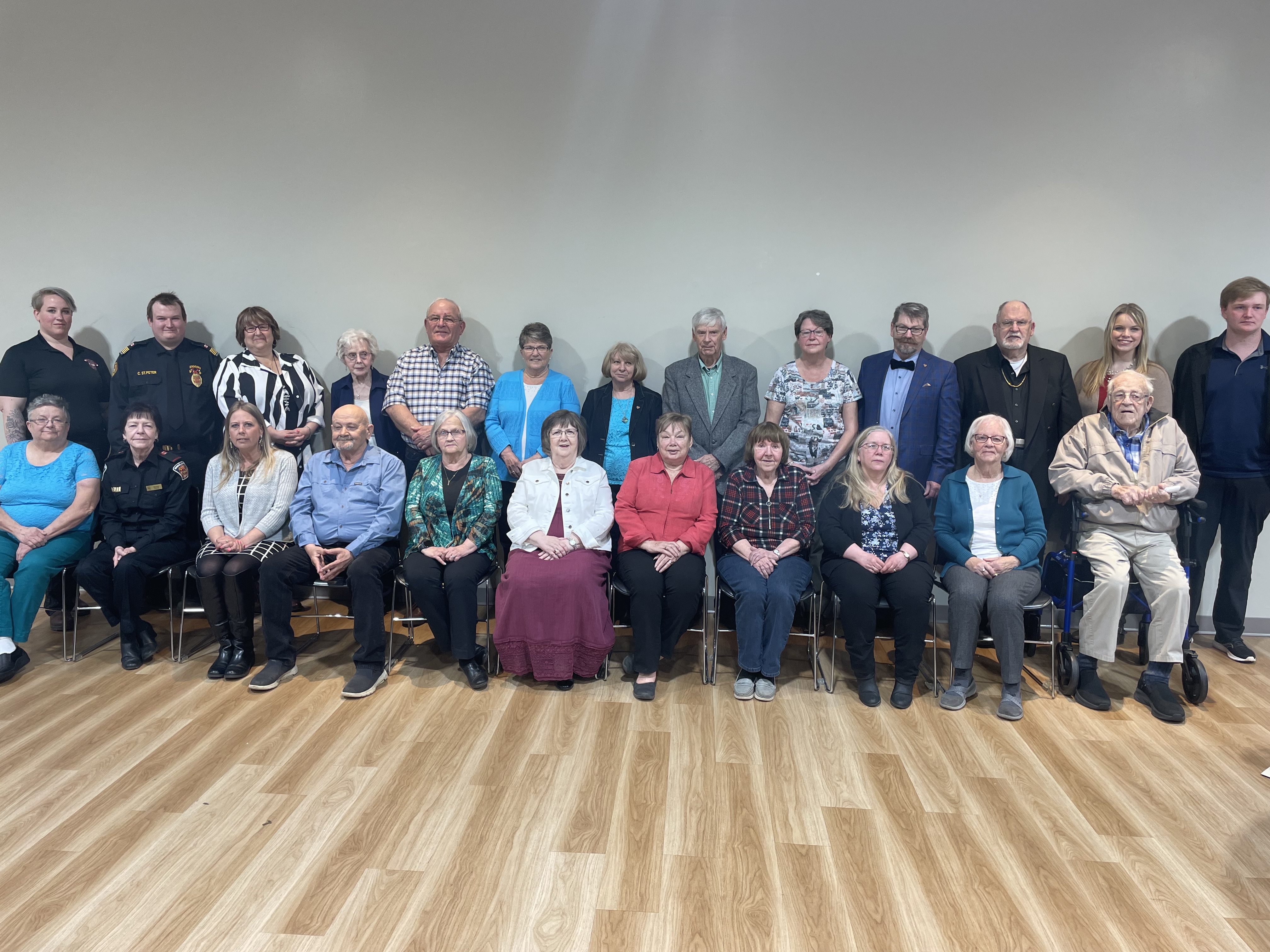 More than 30 volunteers were recognized during the Municipality of Cumberland's National Volunteer Week dinner in Springhill.