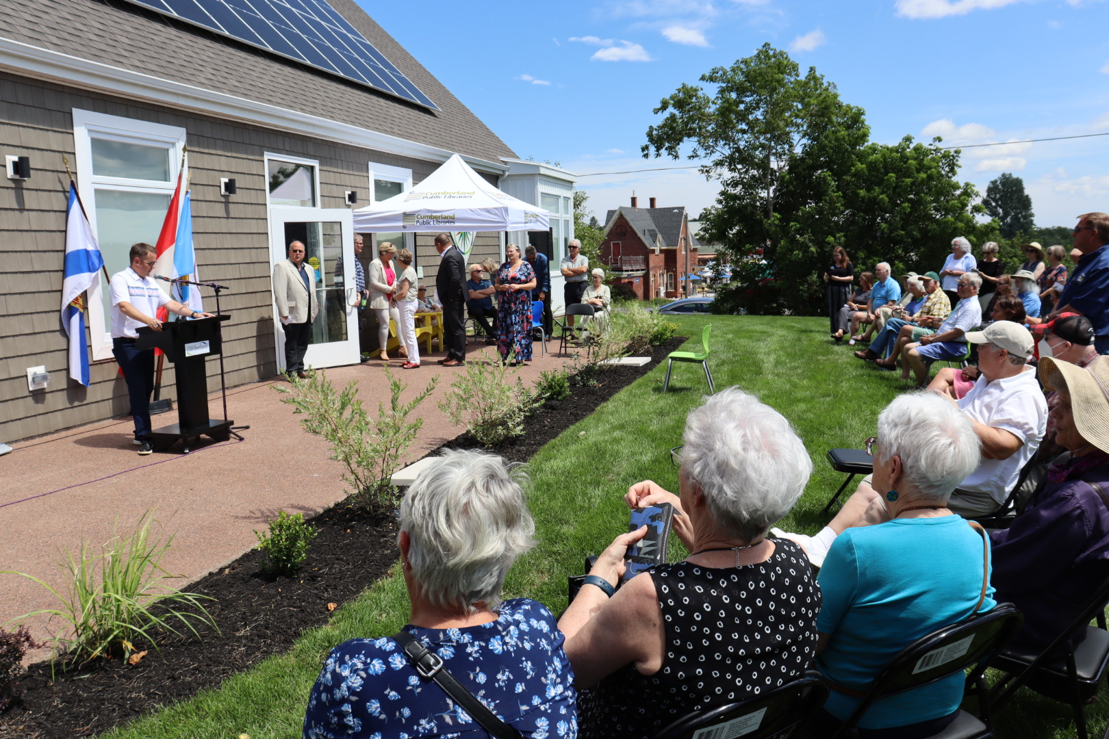 One of the highlights of 2023 was the official opening of the Pugwash Library in July. Darrell Cole – Municipality of Cumberland photo