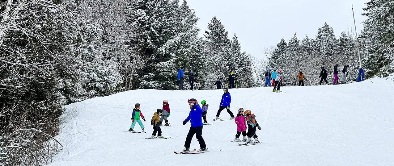 learning to ski