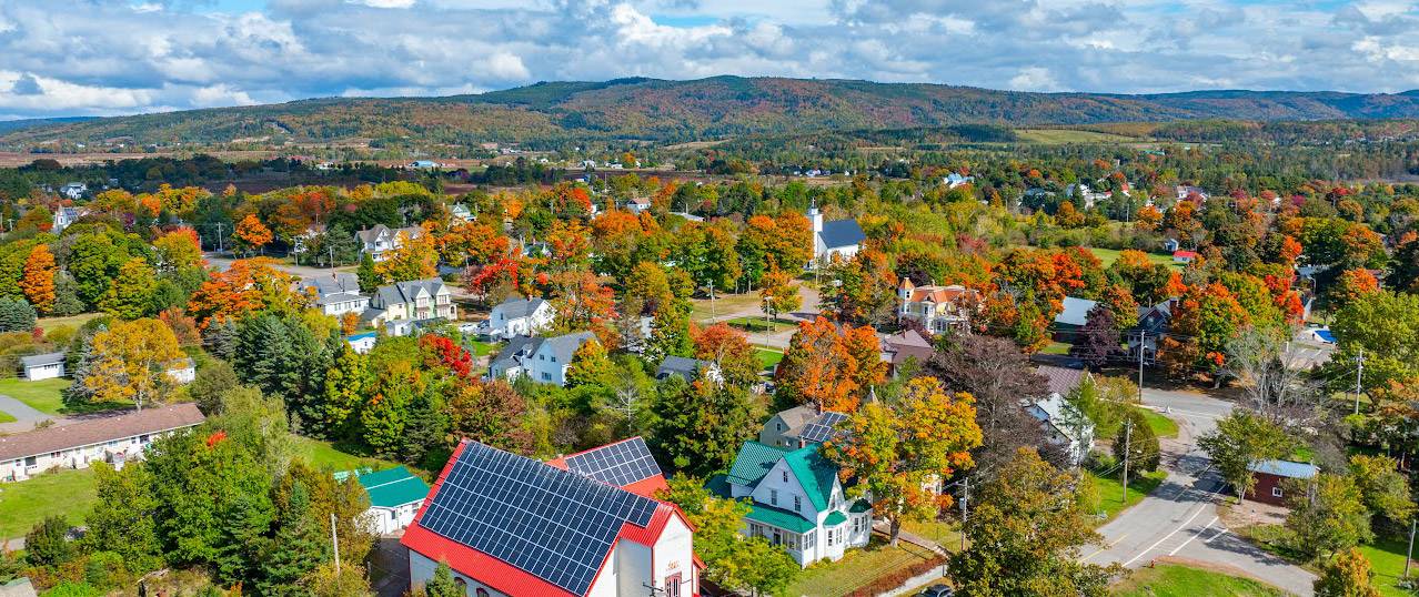 Parrsboro Aerial -  The Hall