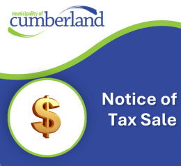Notice of Tax Sale - Oct. 27, 2026